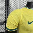 Camisa 1 Brasil Home 2026 Nike Jogador Masculina - Amarela