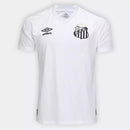 Camisa Santos Home I 25/26 Torcedor Umbro Masculina - Branca e Cinza