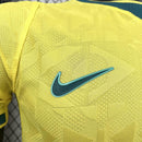 Camisa 1 Brasil Home 2026 Nike Jogador Masculina - Amarela