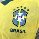 Camisa 1 Brasil Home 2026 Nike Jogador Masculina - Amarela
