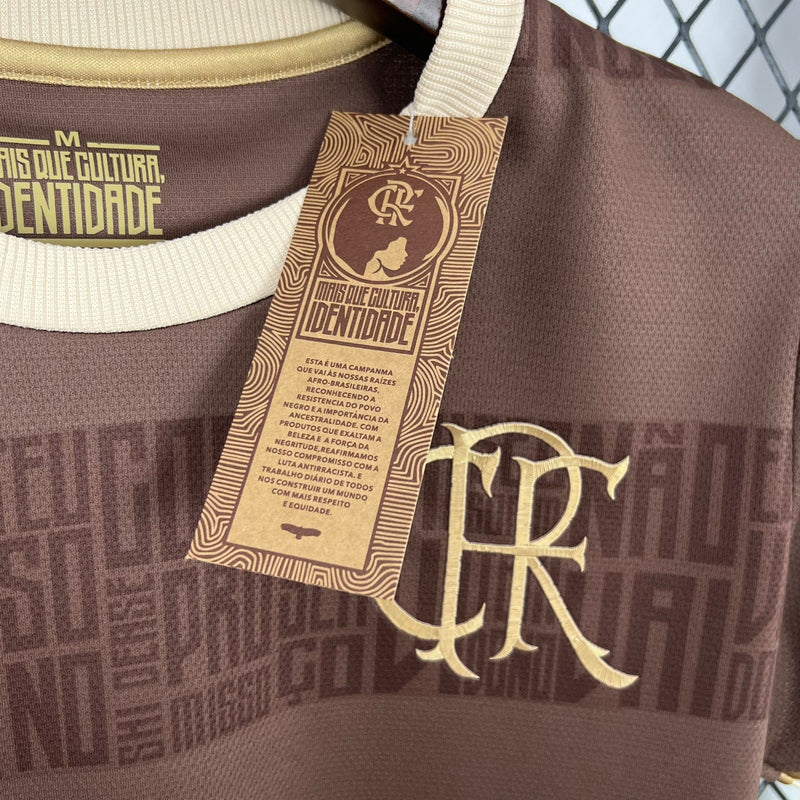 Camisa Flamengo Identidade Marrom Adidas 24/25 - Versão Torcedor