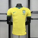 Camisa 1 Brasil Home 2026 Nike Jogador Masculina - Amarela