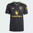 Camisa 3 Manchester United Third Autêntica 25/26 Adidas Masculina - Preta