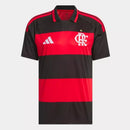 Camisa 1 Flamengo Home 26/27 Torcedor Adidas Masculina - Vermelha e preta