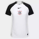 Camisa 1 Corinthians Home 25/26 Feminina - Branca e preta