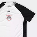 Camisa 1 Corinthians Home 25/26 Feminina - Branca e preta