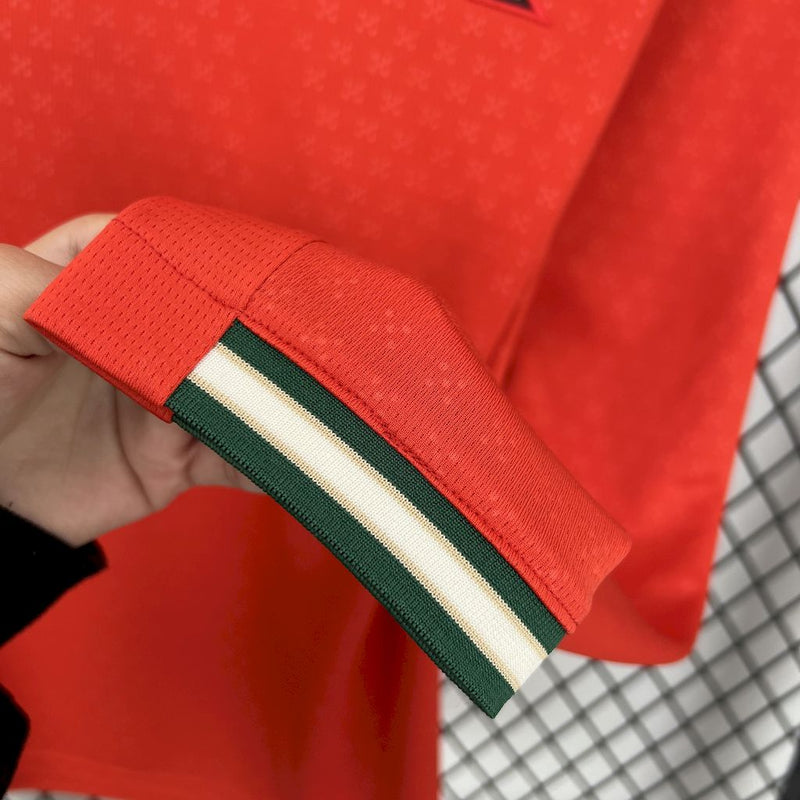 Camisa Portugal Home Manga Longa 25/26 - Torcedor Masculina