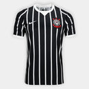 Camisa 2 Corinthians Away Invasão Corinthiana 26/27 Nike Torcedor Masculina - Preta e branca
