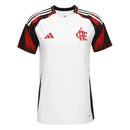 Camisa 2 Flamengo Away 2025 Adidas Feminina - Branca