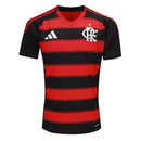Camisa 1 I Flamengo Home 2025 Adidas Torcedor Masculina - Vermelha e preta