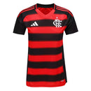 Camisa 1 Flamengo I Home 25/26 Adidas Torcedor Feminina - Vermelha
